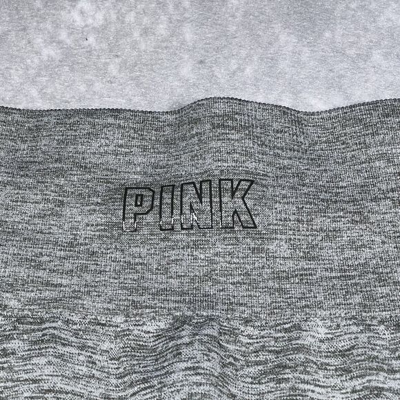 PINK Victoria Secret Leggings Women’s Size Small Gray Green Seamless Compression - Picture 7 of 12